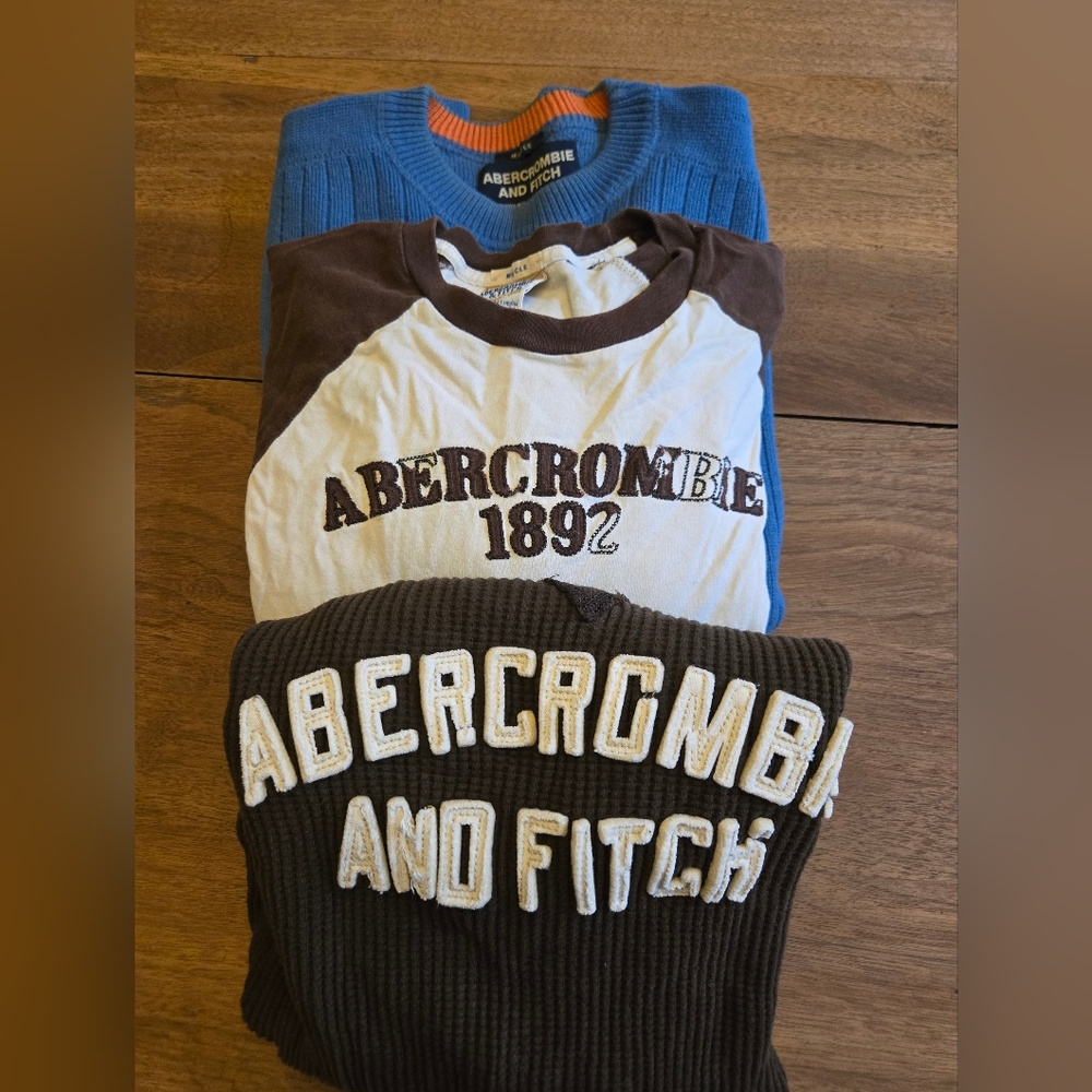 Abercrombie & Fitch, 3-pack Vintage Bundle Blue and Brown